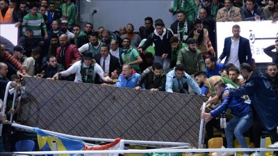 Stadion Mesir Roboh Saat Pertandingan Basket, 27 Orang Terluka